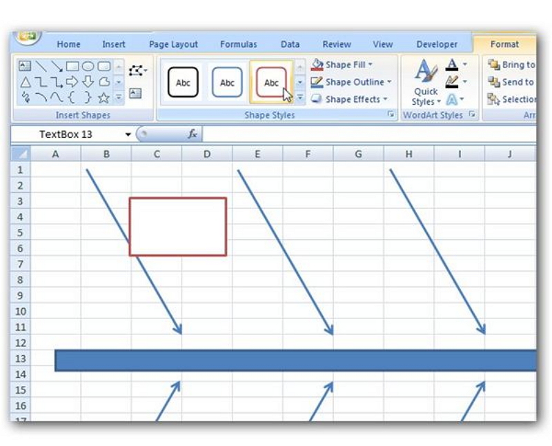 How to Create a Fishbone Diagram in Excel