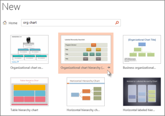 select-org-chart-template