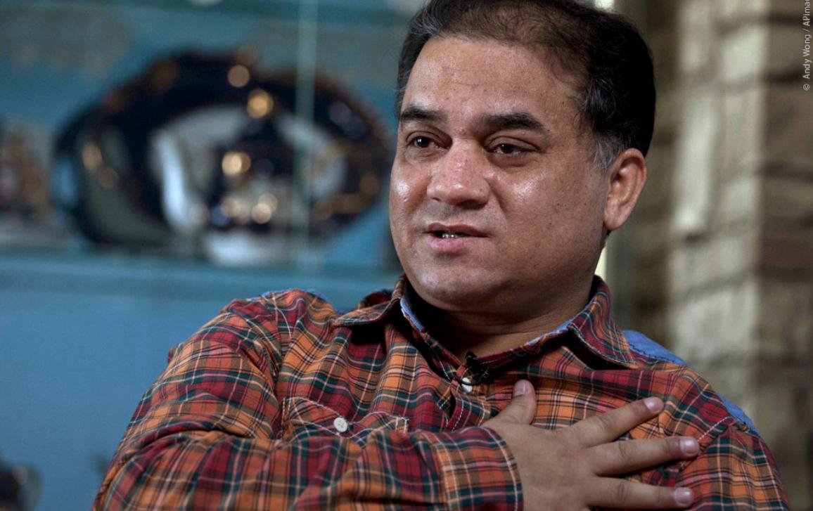 Winner of 2019 Sakharov Prize is Ilham Tohti © Andy Wong/AP images