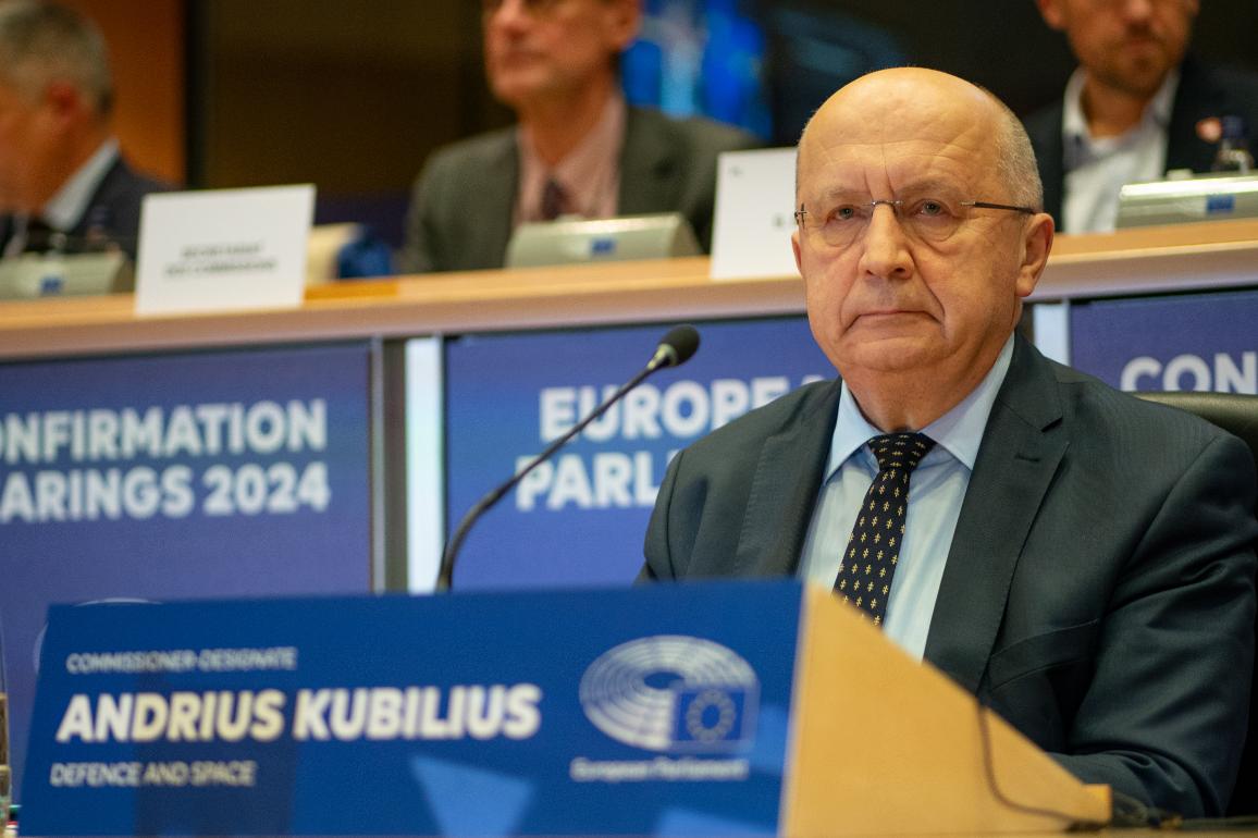 Andrius Kubilius during the confirmation hearing 2024 © European Union, 2024 - Source: EP 