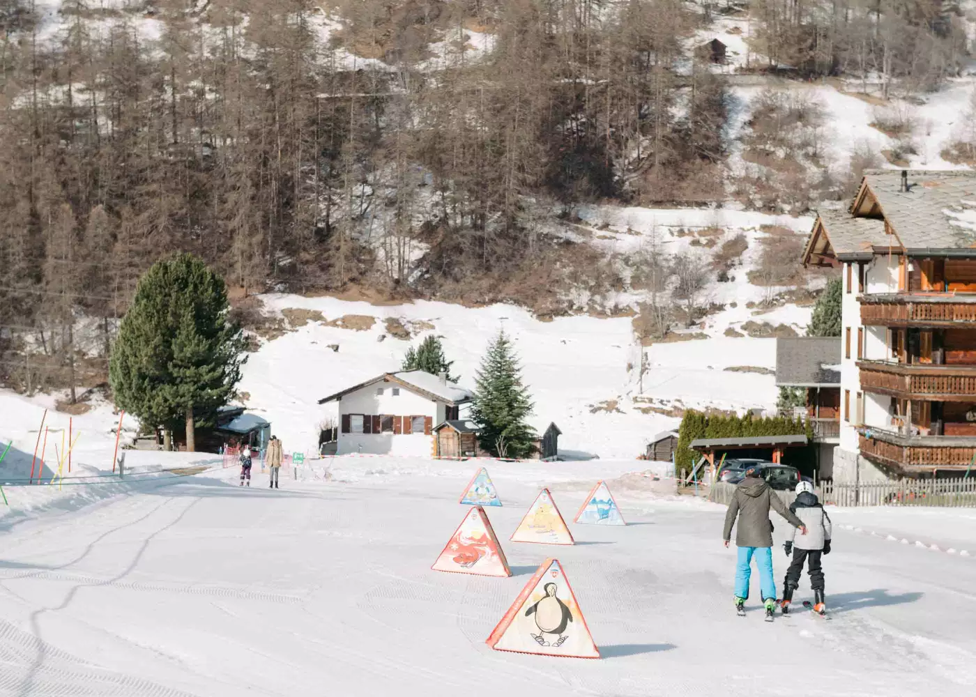 Pistes pour dbutants | Les Haudres