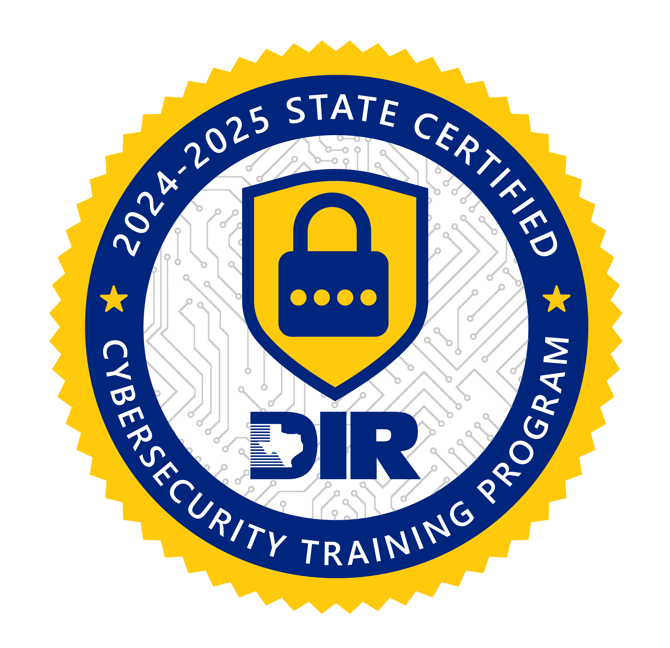 Texas Department of Information Resources 2024-2025 State Certified Cybersecurity Training Program