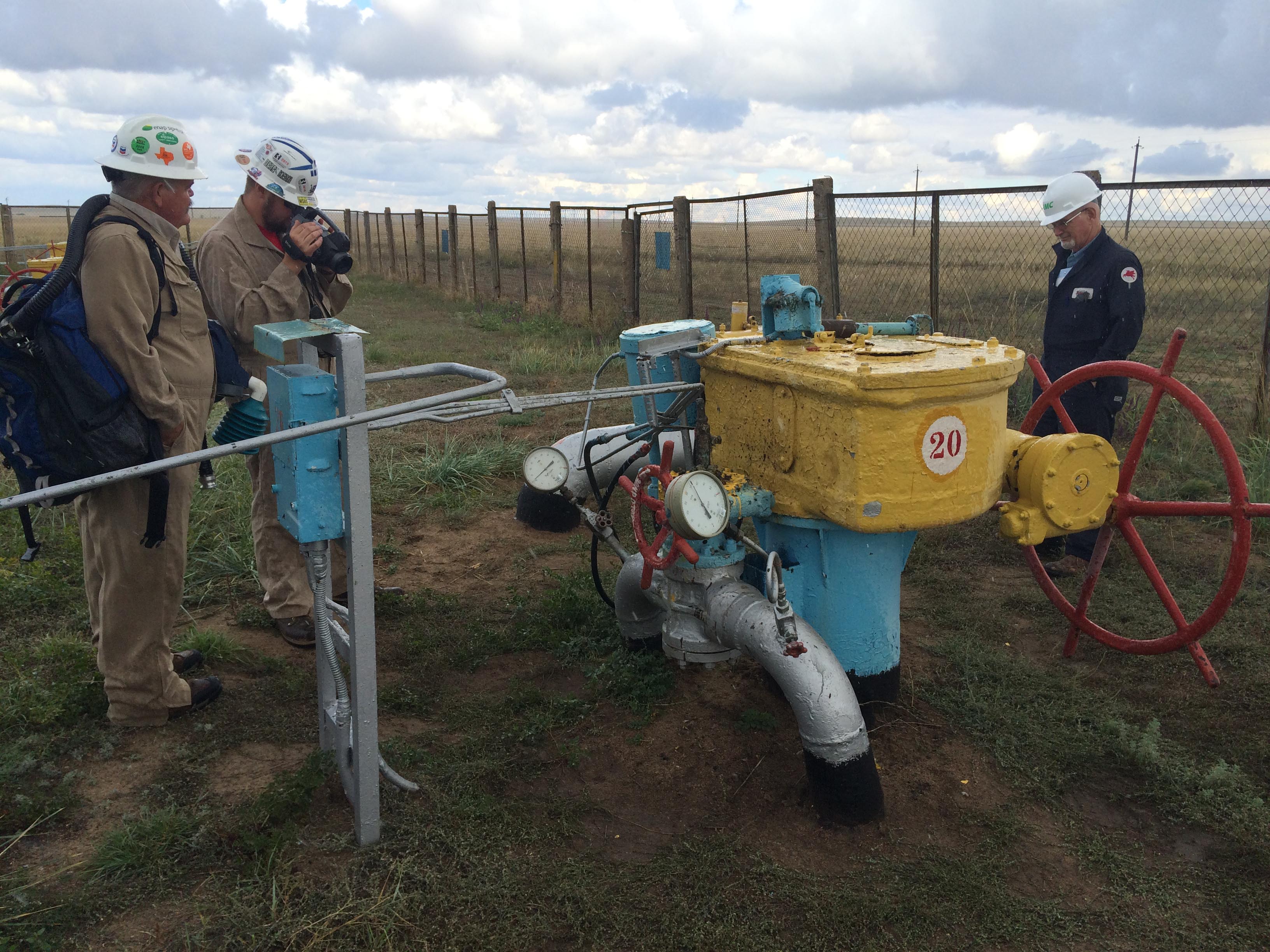 Site visit to an oil & gas compressor station in Kazakhstan, 2016. <br><span class='small text-muted'>(2016, Kazakhstan)</span>