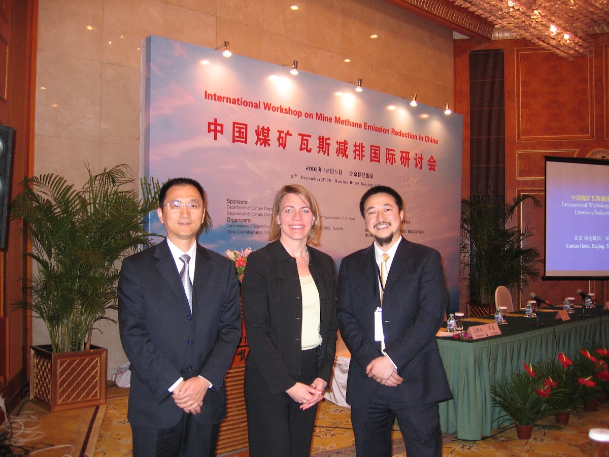 GMI representatives at the International Workshop on Mine Methane Emission Reduction in China, 2008. <br><span class='small text-muted'>(2008, China)</span>