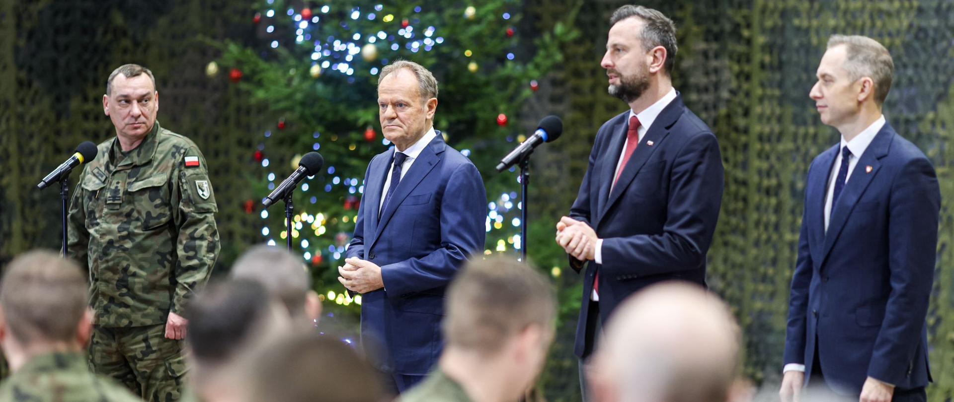 Premier Donald Tusk w Gołdapiu.