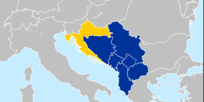 Map of the Western Balkans