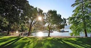 Muralto Lake promenade