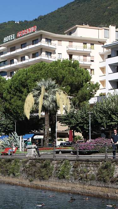 Hotel Geranio au Lac lake promenade