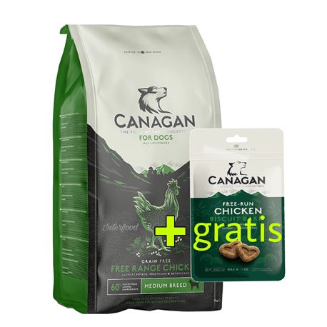 CANAGAN Free-Range Chicken 12kg  +  biscotti gratuiti