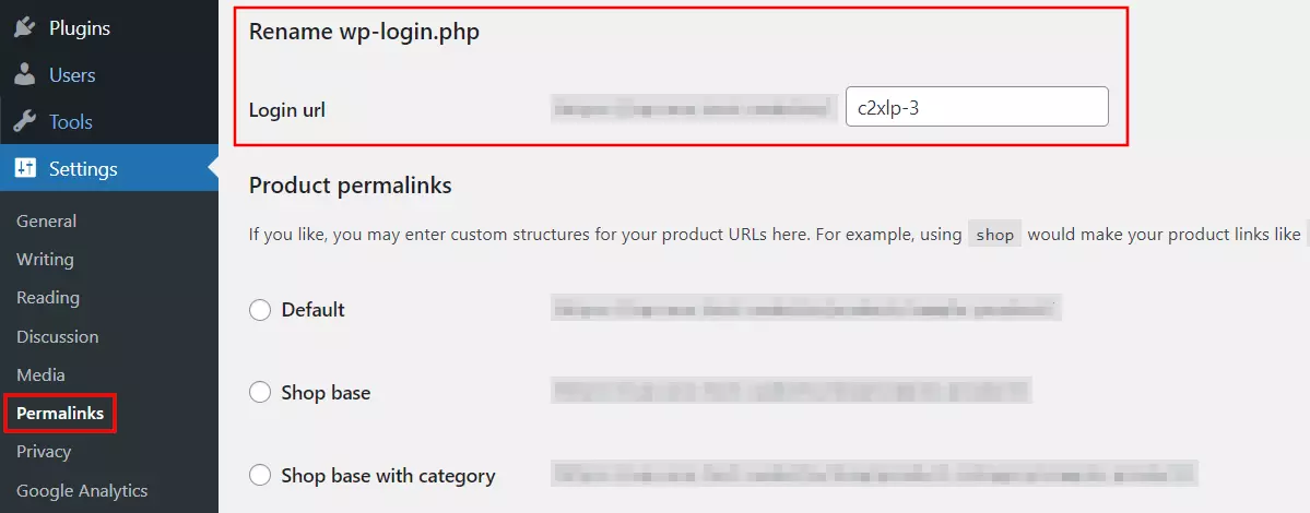 Customize WP login URL with Rename wp-login.php