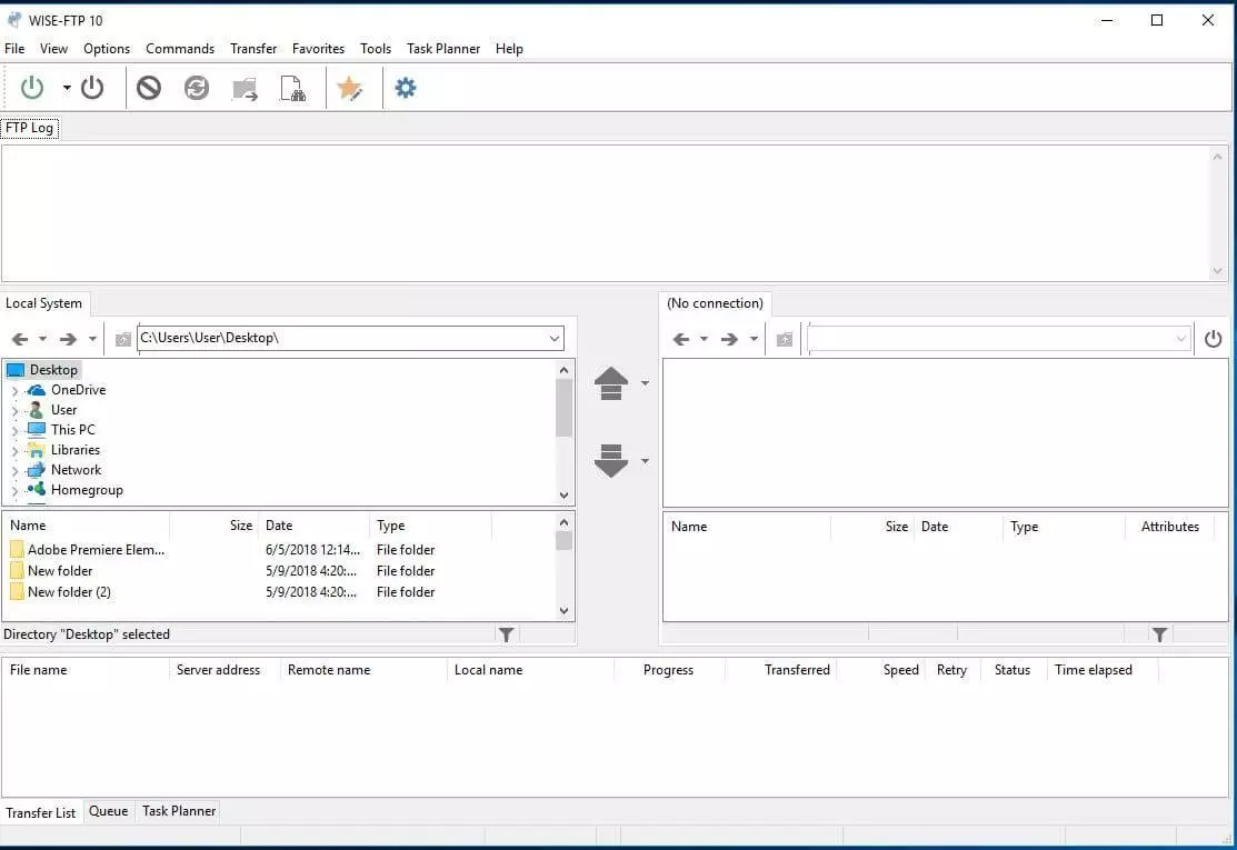 WISE-FTP interface