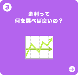 金利って何を選べば良いの？