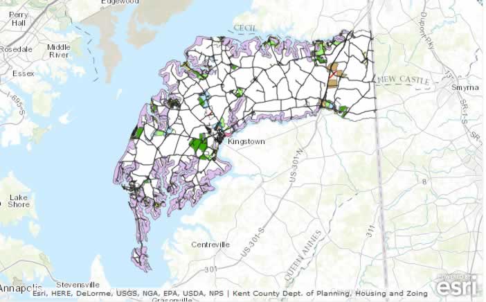 Kent County parcel lookup thumb