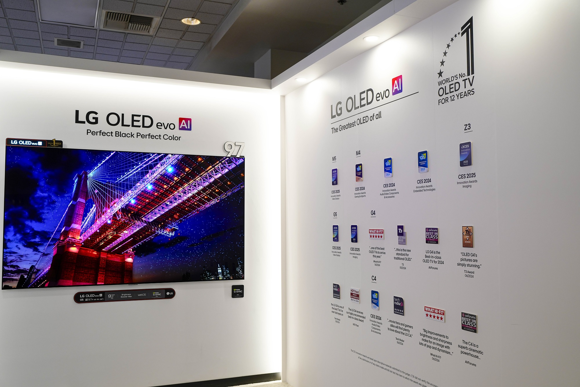 LG ELECTRONICS RECOGNIZED WITH OVER 100 AWARDS AND ACCOLADES AT CES 2025