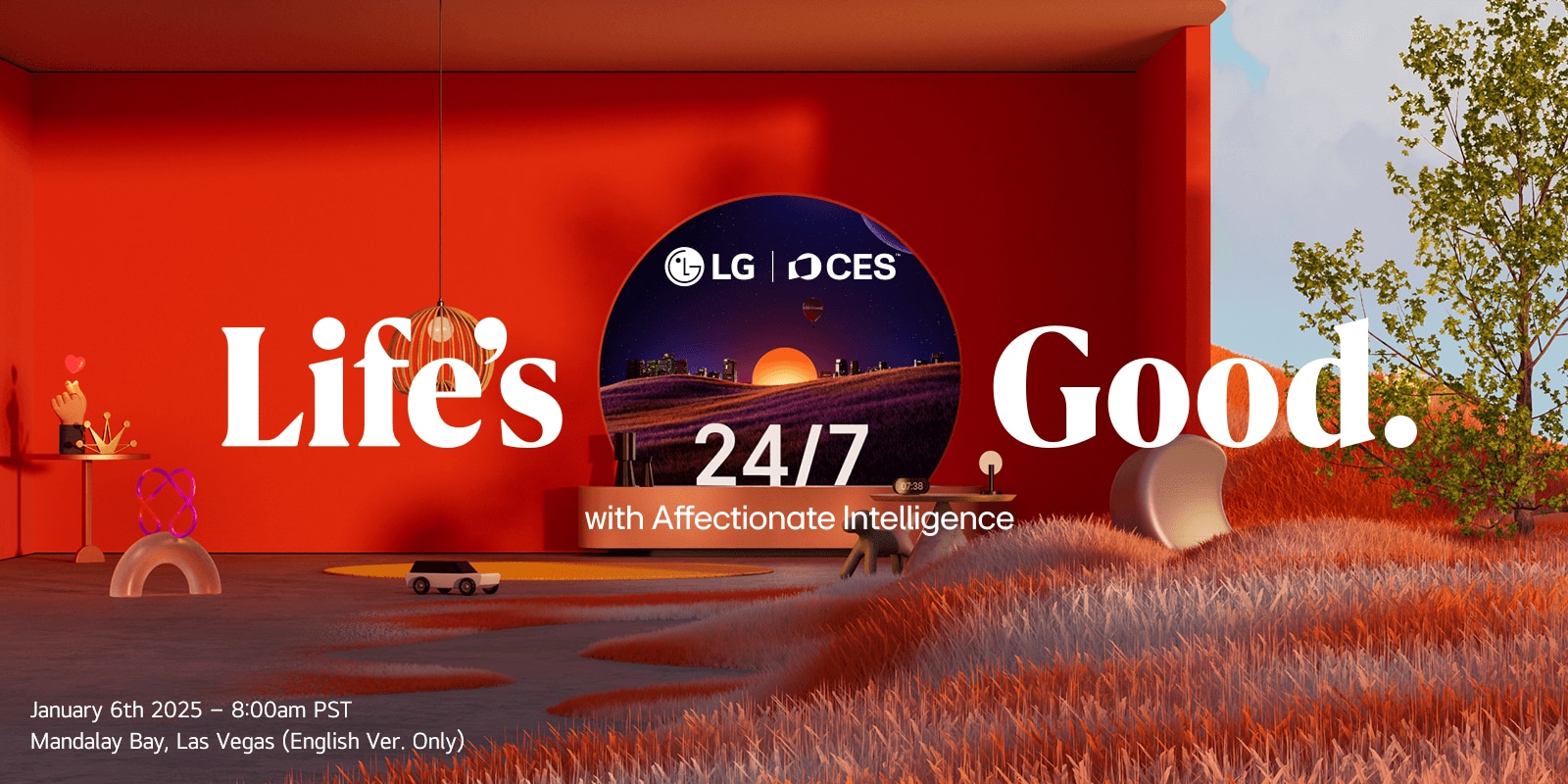 LG CES 2025 - Life's Good, avec l’intelligence artificielle affectueuse