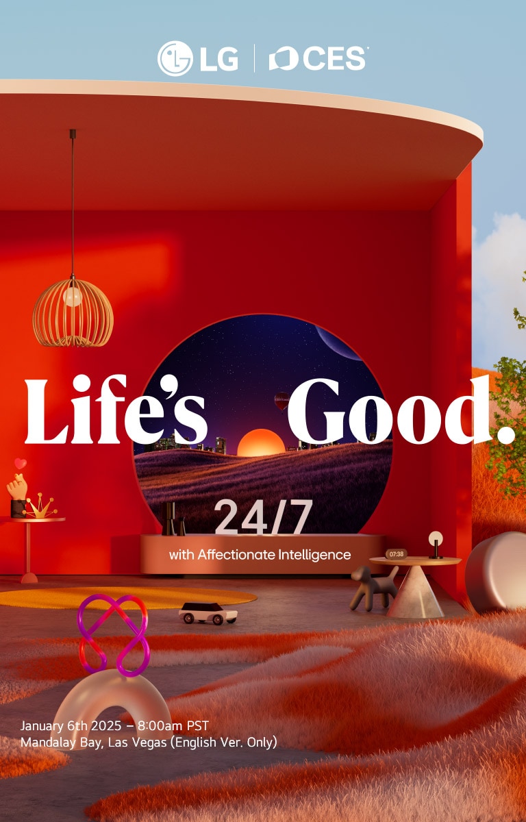 LG CES 2025 - Life's Good, avec l’intelligence artificielle affectueuse