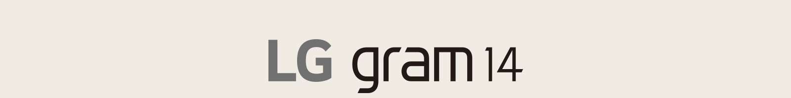 LG gram 14.	