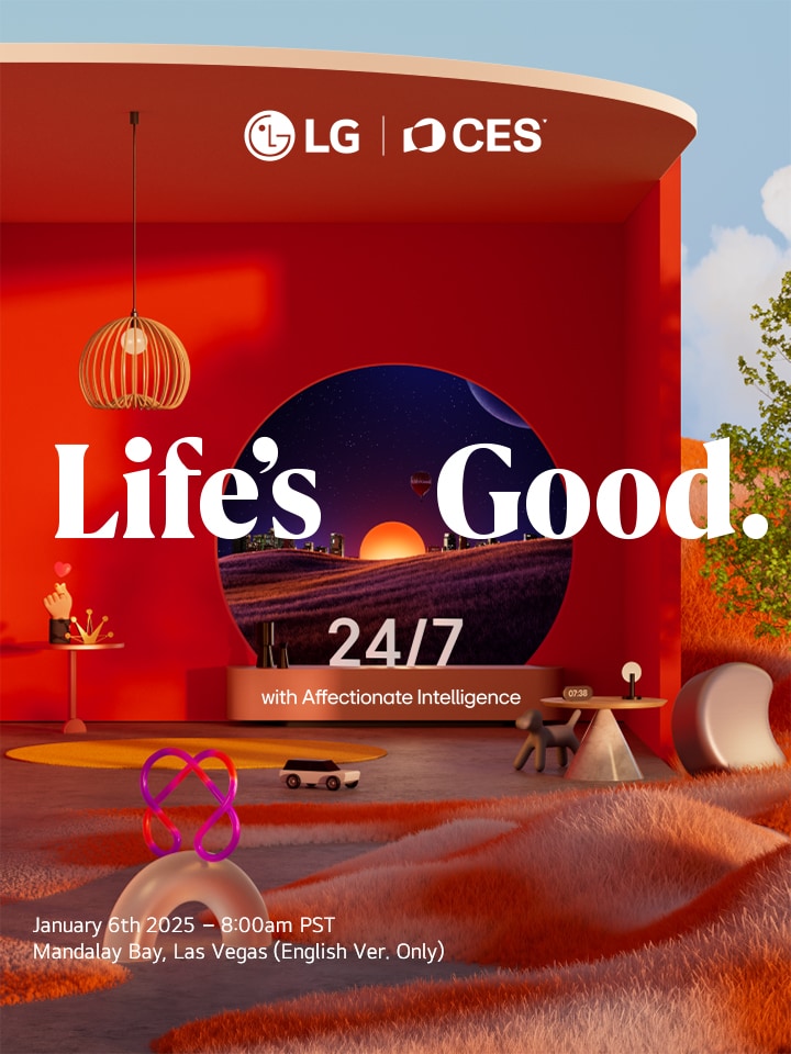 LG CES 2025 - Life's good - dengan Affectionate Intelligence