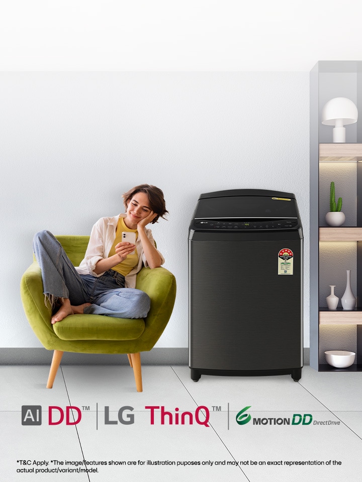 Smart Inverter Smart Choice  With LG Top Load  Washing Machine