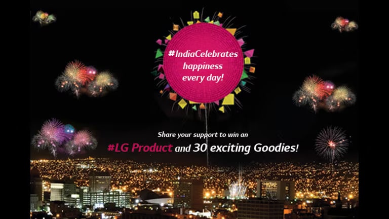 INDIA CELEBRATES HAPPINESS WITH LG