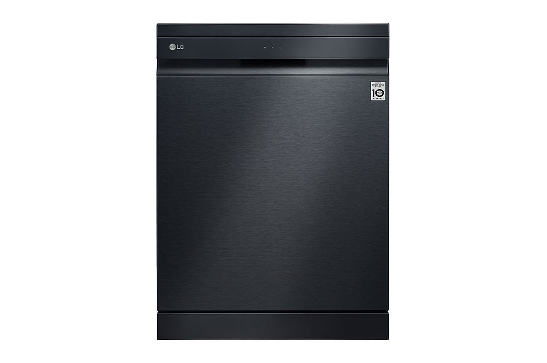 LG 14 Place Setting | Inverter DD | QuadWash™ | TrueSteam™, LG Matte Black QuadWash™ Steam Dishwasher, DFB325HM, DFB325HM