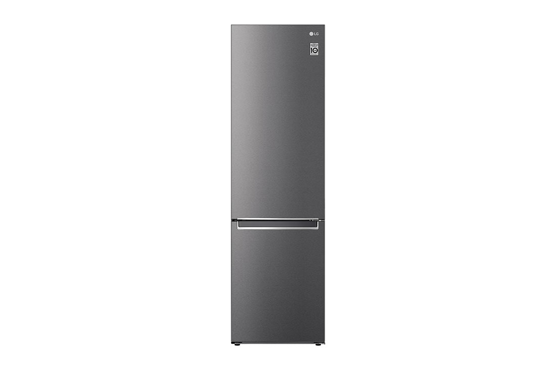 LG Külmik  | 2.03m | 384L | Hõbedane |  C klass | DoorCooling | Total No Frost | GBP62MCNCC1, Front view , GBP62MCNCC1