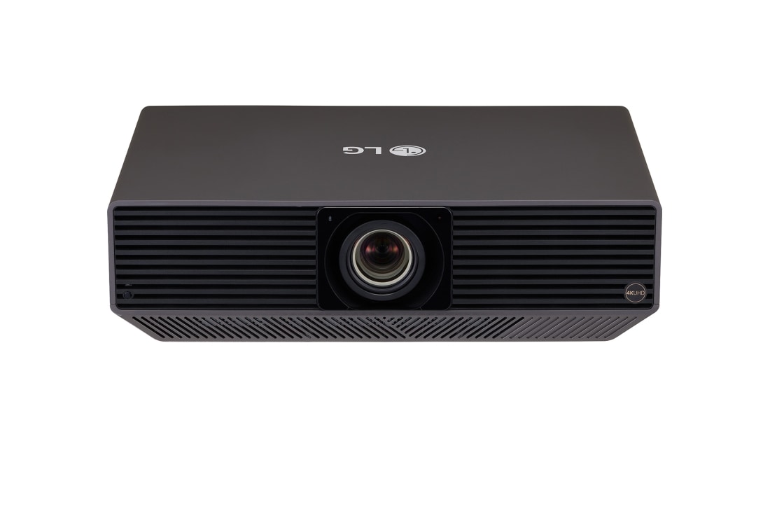 LG ProBeam BU70QGA 4K Laser Signage Projector with 7,000 ANSI Lumens Brightness, Front view, BU70QGA