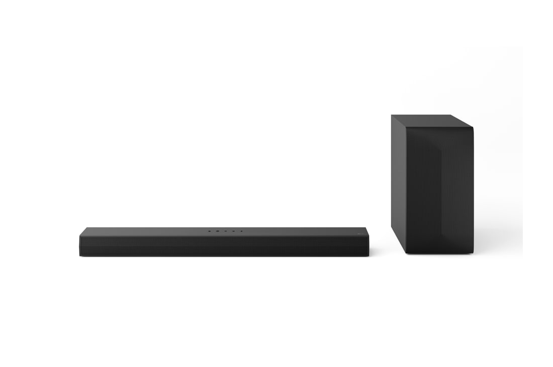 LG 340W, 3.1 kanālu LG Soundbar skaņas sistēma S60T, LG Soundbar S60T un pastiprinātājs, S60T