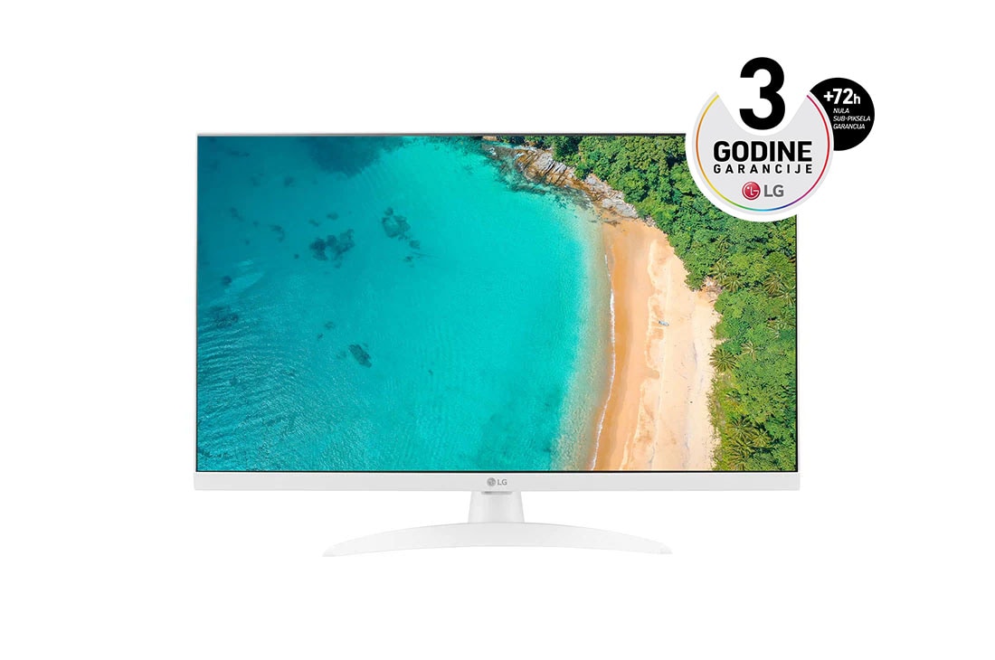 LG 27'' Full HD Smart monitor sa odnosom širine i visine 16:9, prednji prikaz, 27TQ615S-WZ