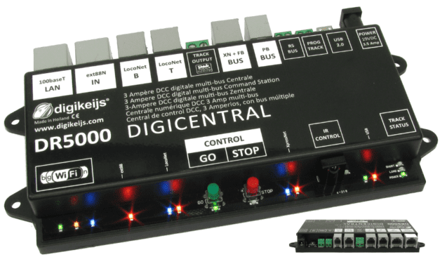 DCC command stations for smartphone era model trains