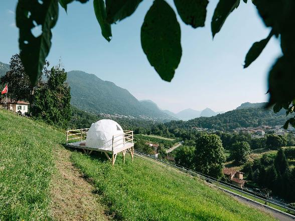 Bubble Suite in der malerischen Region Capriasca