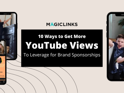 How to get more YouTube views to leverage for brand sponsorships - header image with YouTube screenshots