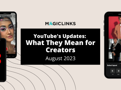 YouTube linking & Shorts updates: August 2023 blog header