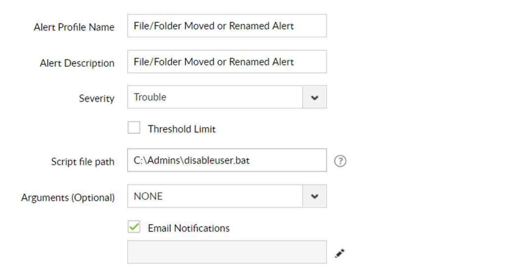 Automate event responses 