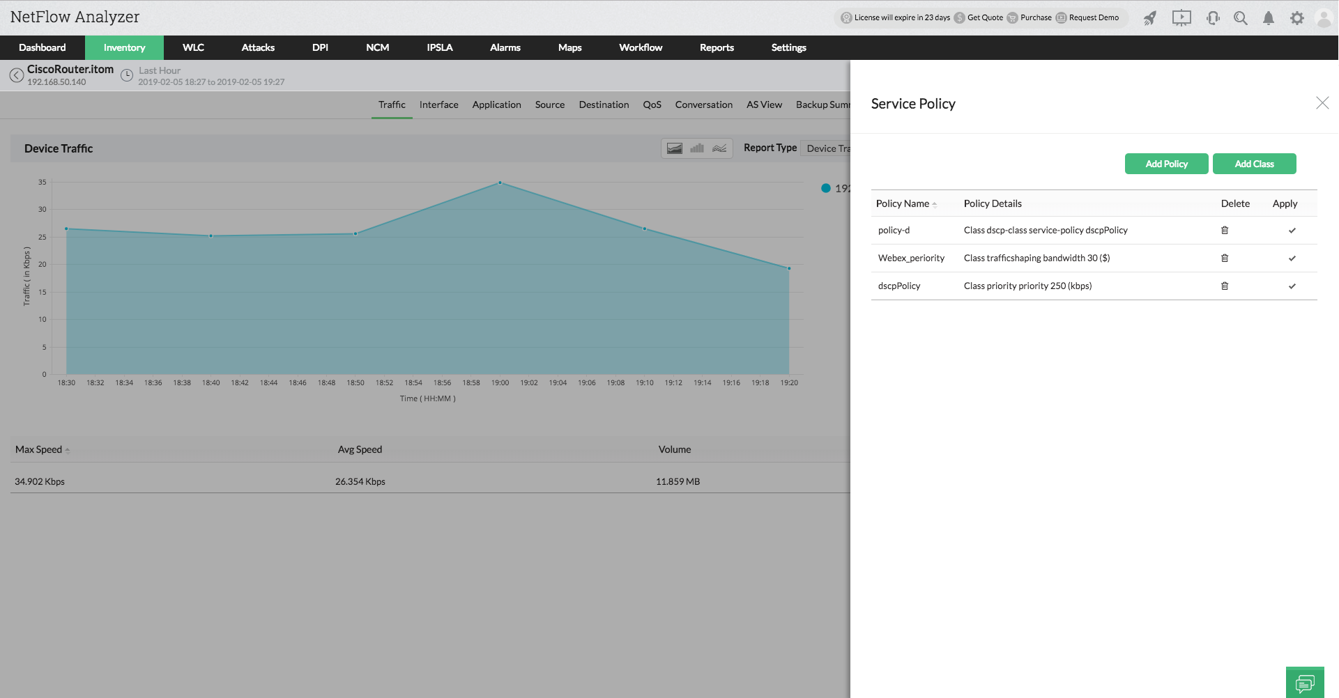 Network Utilization Monitoring Tools- ManageEngine NetFlow Analyzer