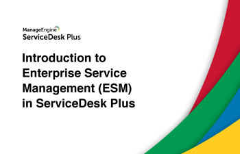 Enterprise service desk