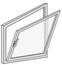 Fenster in Sonderform Slope