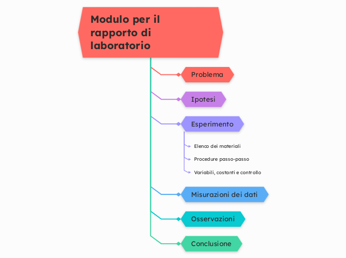 Modulo per il rapporto di laboratorio