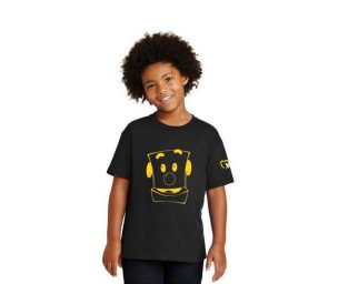 kids wearing click shirt