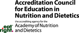 Accreditation Council for Education in Nutrition and Dietetics logo