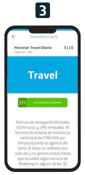 Contrata Roaming Prepago desde la APP