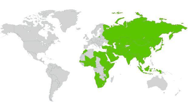 Tarifas por minuto, SMS y MB para Roaming Prepago en el resto del Mundo