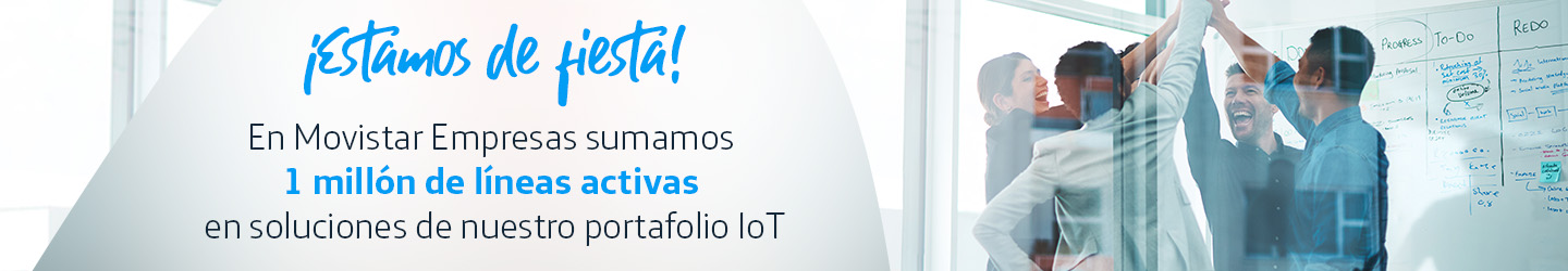 Movistar empresas celebra el millón de líneas activas en soluciones de IoT