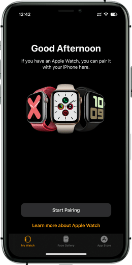 eSIM Activation for Apple Watch Cellular Step 1