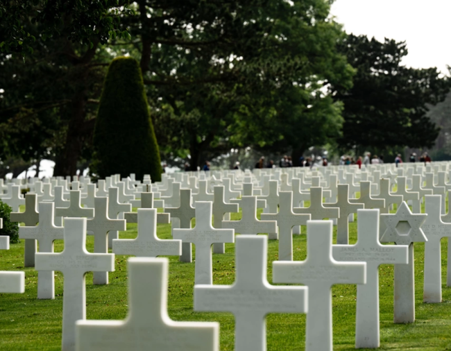  Normandy American Cemetery in Normandy, France