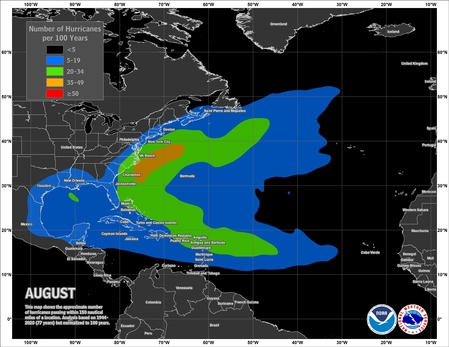 August Hurricane Climatology