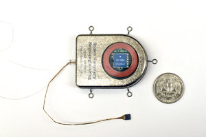 Wireless, implantable brain sensor.