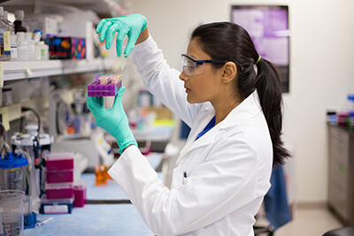 Woman in lab