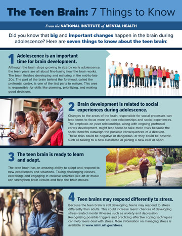 The Teen Brain: 7 Things to Know