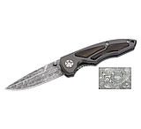 Boker USA Leo Damascus Folding Knife 110084DAM